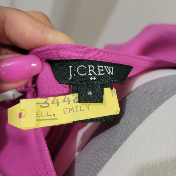 J Crew Factory Shirt Dress SZ 4 - Picture 5 of 6